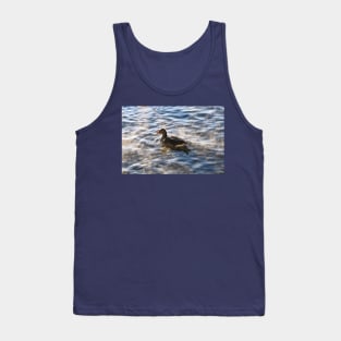 Duck on a Lake Tank Top